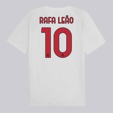 Camisa Milan Pré-Jogo 2024 10 Rafa Leão Puma Masculina
