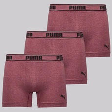 Kit 3 Cuecas Puma Boxer Sem Costura Masculina