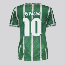 Camisa Palmeiras Retrô 1994 10 Rivaldo Feminina