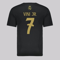 Camisa Real Madrid Soft 7 Vini Jr Infantil