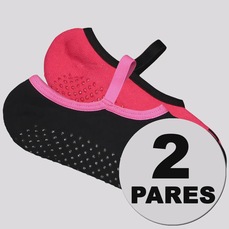 Kit 2 Pares de Meia Puma Pilates Feminina