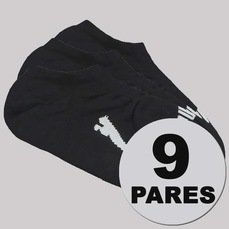 Kit 9 Pares de Meia Puma Sapatilha Feminina