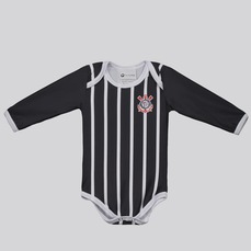 Body Corinthians Proteção UV Manga Longa Infantil