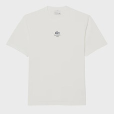 Camiseta Lacoste com Estampa Assinada Unissex
