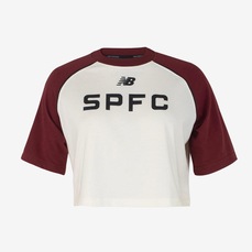 Blusa Cropped New Balance Spfc X Nb Feminina
