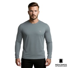 Camisa Diadora ML Small Logo EXC Masculina