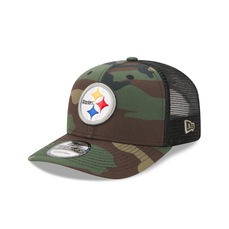 Boné New Era 9SEVENTY Pittsburgh Steelers NFL Salute Service 2025 Masculino