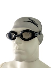 Kit Speedo Óculos e Touca Silicone Natação Swin Freestyle