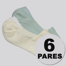 Kit 6 Pares de Meia Puma Invisível Feminina