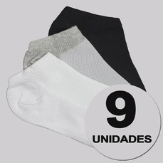 Kit 9 Pares de Meia Selene Sapatilha Infantil