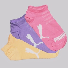 Kit 3 Pares de Meia Puma Sapatilha Infantil