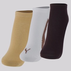 Kit 3 Pares de Meia Puma Sapatilha Masculina