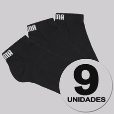 Kit 9 Pares de Meia Puma Sapatilha Masculina