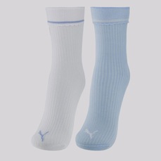 Kit 2 pares de Meia Puma Cano Médio Feminina