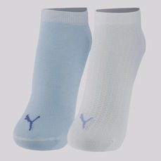 Kit 2 Pares de Meia Puma Sapatilha Feminina