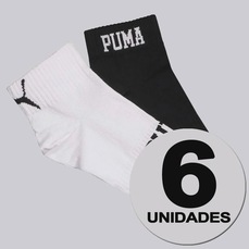 Kit 6 Pares de Meia Puma Cano Baixo Masculina