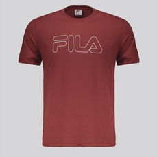 Camiseta Fila Regular Letter Outline Masculina