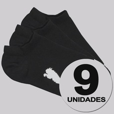 Kit 9 Pares de Meia Puma Sapatilha Infantil