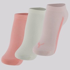 Kit 3 Pares de Meia Puma Sapatilha Feminina