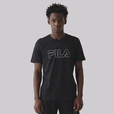 Camiseta Fila Regular Letter Outline Masculino