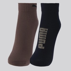 Kit 2 Pares de Meia Puma Cano Baixo Unissex