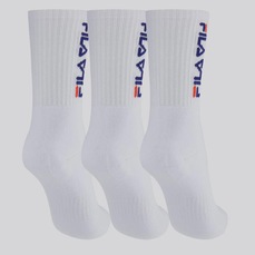 Kit 3 Pares de Meia Fila Cano Alto Double Unissex