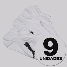 Kit 9 Pares de Meia Puma Sapatilha Invisível Feminina
