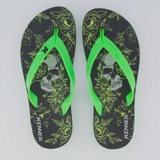 Chinelo Kenner Summer Skull Florido Masculino