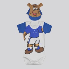 Kit Body e Boné Cruzeiro Mascote Infantil