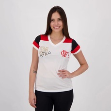 Camiseta Flamengo Retrô Zico Feminina