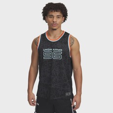 Camiseta Regata de Basquete Under Armour Zone Pro Mesh Masculina