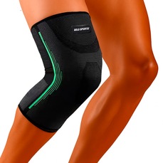 Joelheira de Compressão Gold Sports Elástica Estabilidade e Fortalecimento