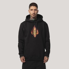 Blusão de Moletom Canguru Fechado MCD Labaredas - Masculino