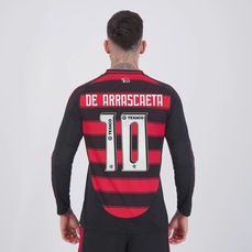 Camisa do Flamengo I 2025 ML 10 De Arrascaeta adidas Masculina