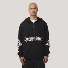 Jaqueta de Moletom Canguru Aberto MCD Espada Caligraffiti - Masculina