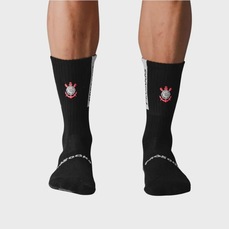 Meia Cano Alto de Futebol Corinthians Pro Socks Ultragrip - Masculino