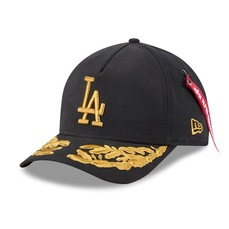 Boné New Era 9Forty M-Crown Los Angeles Dodgers Alpha Collection Masculino