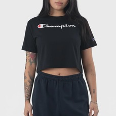 Blusa Cropped Champion Classic Script Feminina