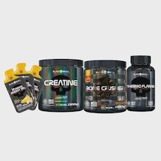 COMBO CREATINA + PRÉ-TREINO + TERMOGÊNICO + GEL - BLACK SKULL