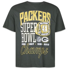 Camiseta Oversize New Era Green Bay Packers NFL SB Champs Masculina