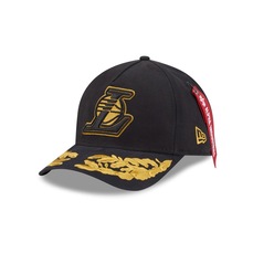Boné New Era 9Forty M-Crown A-Frame Los Angeles Lakers NBA x Alpha Industries Masculino
