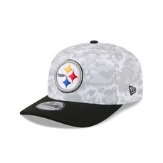 Boné New Era 9Seventy Pittsburgh Steelers NFL Salute Service 2025 Masculino