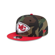 Boné New Era 9FIFTY Kansas City Chiefs NFL Salute Service 2025 Masculino