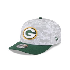 Boné New Era 9Seventy Green Bay Packers NFL Salute Service 2025 Masculino