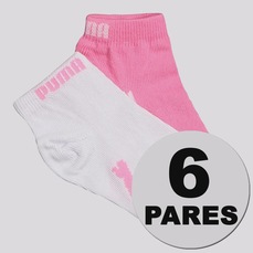 Kit 6 Pares de Meias Puma Sapatilha Infantil