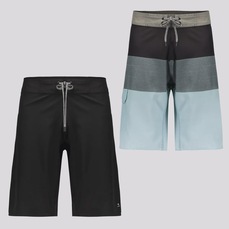 Kit 02 Bermudas Nicoboco Masculinas