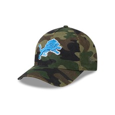 Boné New Era 9Forty M-Crown A-Frame Detroit Lions NFL Salute Service 2025 Masculino