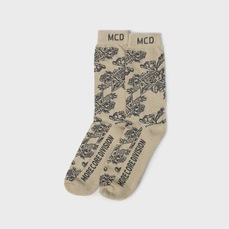 Meia MCD + Luiza Oliva Rosas - Adulto