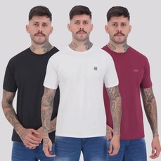 Kit 03 Camisetas Nicoboco Masculina
