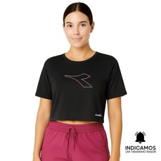 Camiseta Cropped Diadora Uno New Running Feminina